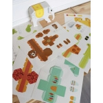 Meninis 3D popieriaus lankstymo rinkinys vaikams, Woopie