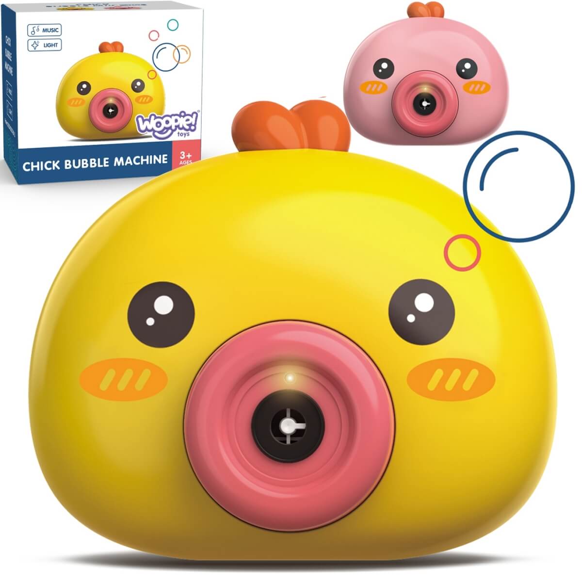 Muilo burbulų mašina vaikams, Woopie