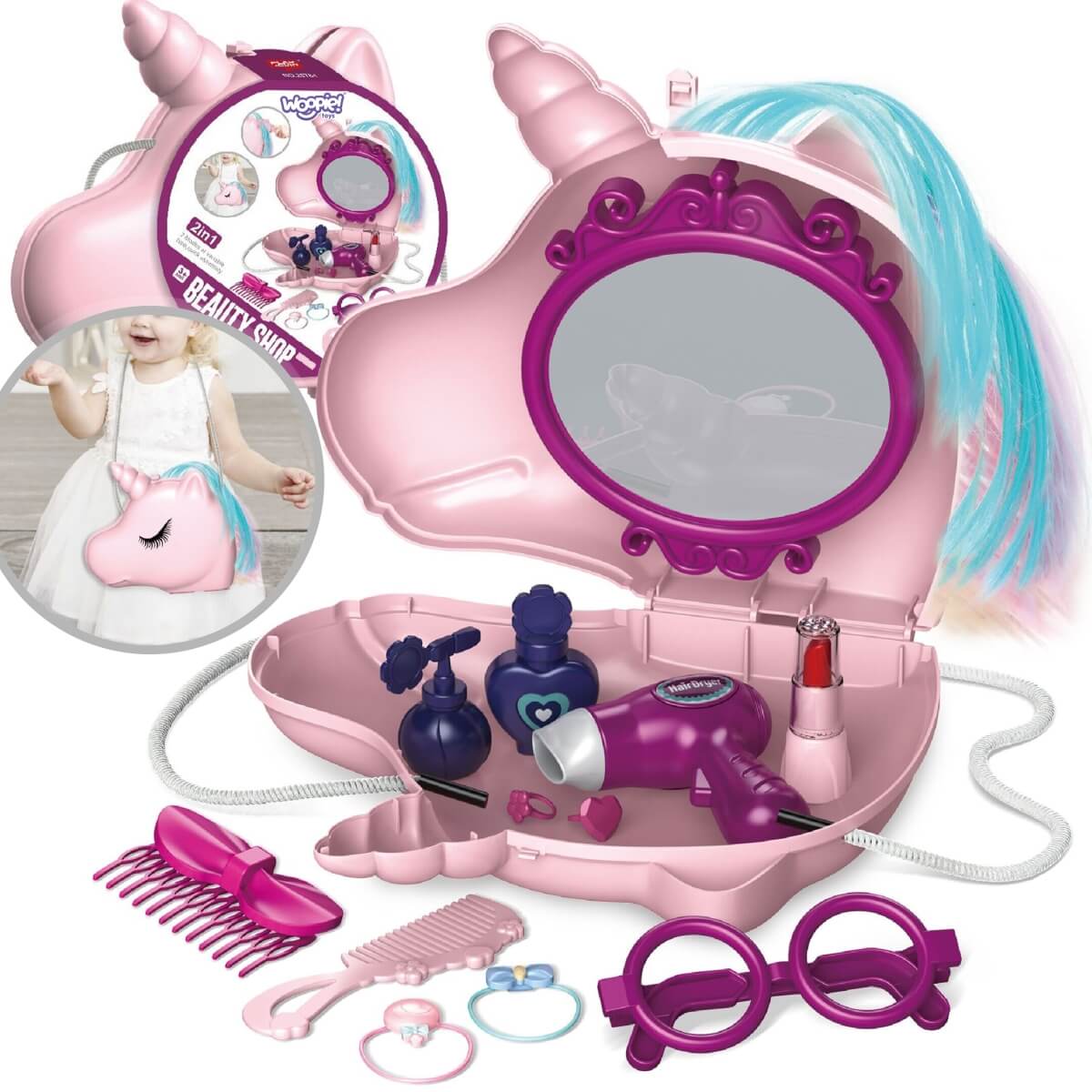 Tualetinis staliukas grožio salonas mergaitėms, Woopie