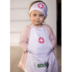 Gydytojo prijuostė su kepure vaikams, Woopie