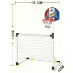 Žaidimų rinkinys krepšinio ir futbolo, Woopie  2in1