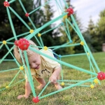 Statybinis rinkinys konstruktorius vaikams , Woopie  128vnt.