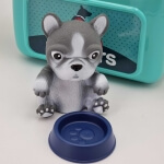 Žaislinis nešiojamas šuniuko priežiūros rinkinys kuprinėje, Woopie  2in1