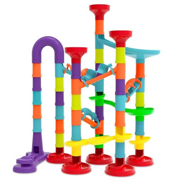 56746.jpg Žaislinė spiralinė kamuoliukų trasa , Woopie 76 vnt.