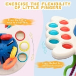 Sensorinis žaislas daugiafunkcinis kramtukas, Woopie