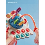 Sensorinis žaislas daugiafunkcinis kramtukas, Woopie