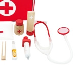 Žaislinis medinis gydytojo rinkinys krepšyje , Classic World