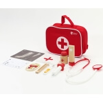 Žaislinis medinis gydytojo rinkinys krepšyje , Classic World