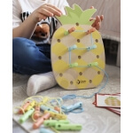 Žaislinis medinis vėrimo žaidimas vaikams , Classic World 21 dalis