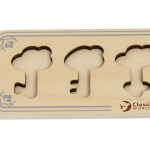 Mediniai montessori sensoriniai galvosūkių raktai ir užraktai, Classic World