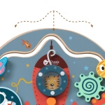 Medinė manipuliacinė lenta vaikams , Classic World LK6688