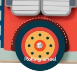 Medinė daugiafunkcė edukacinė manipuliacinė lenta vaikams, Classic World LK45677