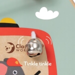 Medinė daugiafunkcė edukacinė manipuliacinė lenta vaikams, Classic World LK45677