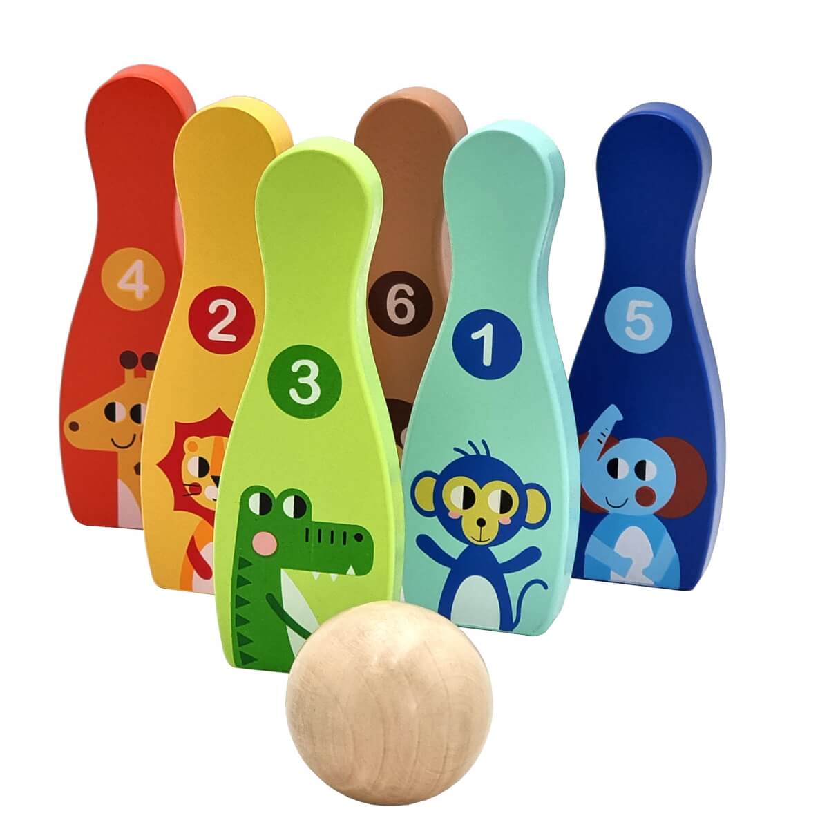 59305.jpg Vaikiški mediniai kėgliai, Tooky Toy