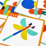 Medinis stalo žaidimas dėlionė vaikams, Woopie  55 vnt