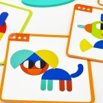 Medinis stalo žaidimas dėlionė vaikams, Woopie  55 vnt