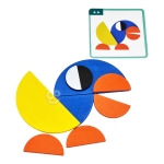 Medinis stalo žaidimas dėlionė vaikams, Woopie  55 vnt