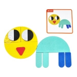 Medinis stalo žaidimas dėlionė vaikams, Woopie  55 vnt