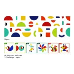 Medinis stalo žaidimas dėlionė vaikams, Woopie  55 vnt