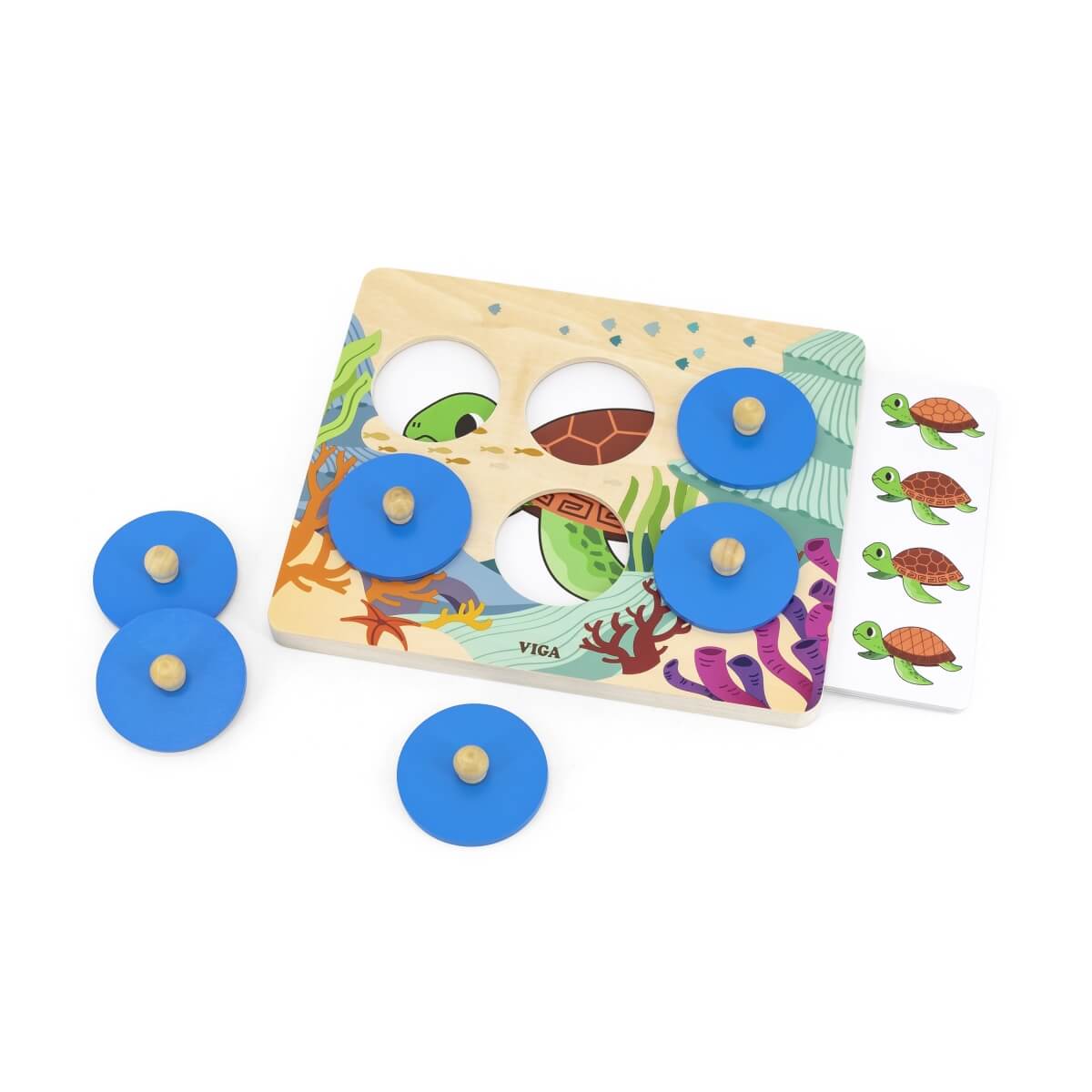 Medinis edukacinis palyginimo žaidimas vaikams, Viga toys