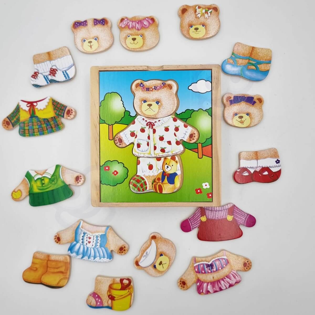 Medinė  dėlionė vaikams, Viga toys LK5598