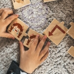 Medinė dėlionė, Viga toys 24 dalių