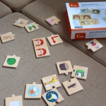 Medinė dėlionė, Viga toys 24 dalių