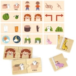 Medinė dėlionė, Viga toys 24 dalių