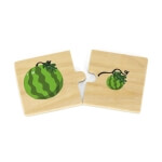 Medinė dėlionė, Viga toys 24 dalių