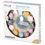 Žaislinis medinis edukacinis laikrodis kaladėlių rūšiuoklis, Viga Toys