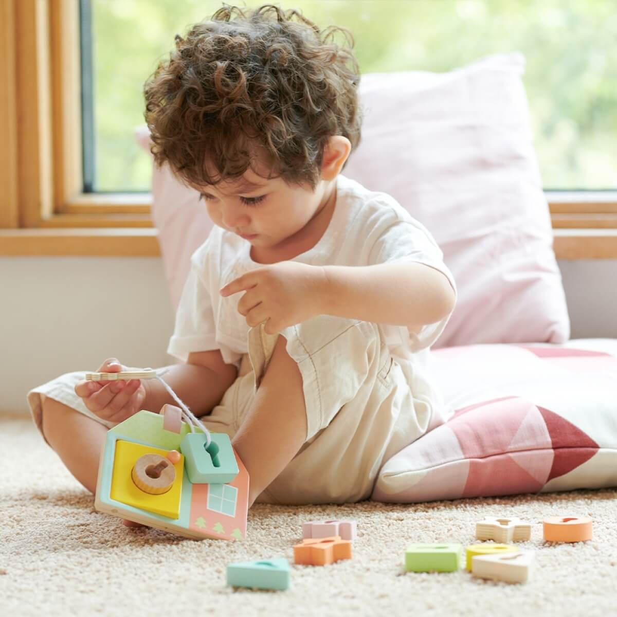 Medinės lavinamosios kaladėlės vaikams, Classic World