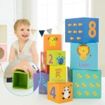 Kartoninės edukacinės kaladėlės bokštas, Classic World  110 cm