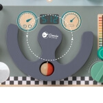 Medinė daugiafunkcė edukacinė manipuliacinė lenta vaikams, Classic World  6in1