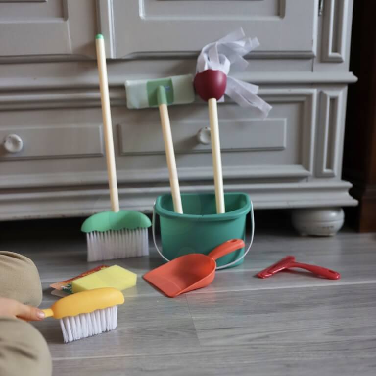 Žaislinis valymo ir tvarkymo rinkinys vaikams, Woopie  12 vnt