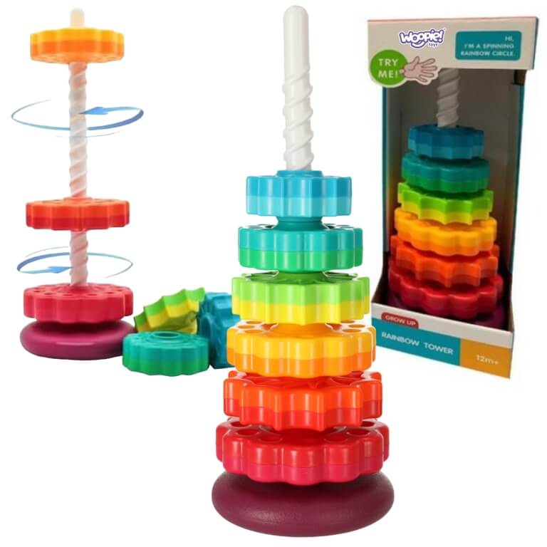 Spiralinė piramidė bokštas vaikams, Woopie