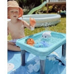 Maudymosi žaislas banginis fontanas su led ,Woopie