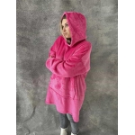 Pledas džemperis XXL , tamsiai rožinė