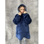 Pledas džemperis XXL , mėlynas