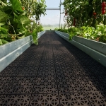 Terasų plytelės 4vnt, ruda