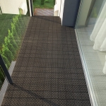 Terasų plytelės 4vnt, ruda