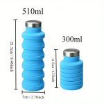 Silikoninė gertuvė, 550ml. pilka