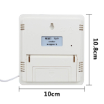 Termometras drėgmės matuoklis