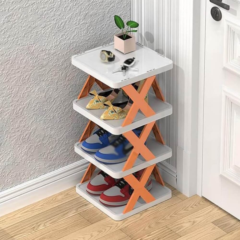 Kompaktiška lentynėlė avalynei, 26x24x49.5cm