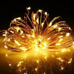 Led girlianda su saulės elementu, 10m