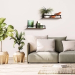 Dviejų dalių medinė lentynėlė