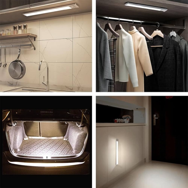 Belaidis led šviestuvas, 50cm.