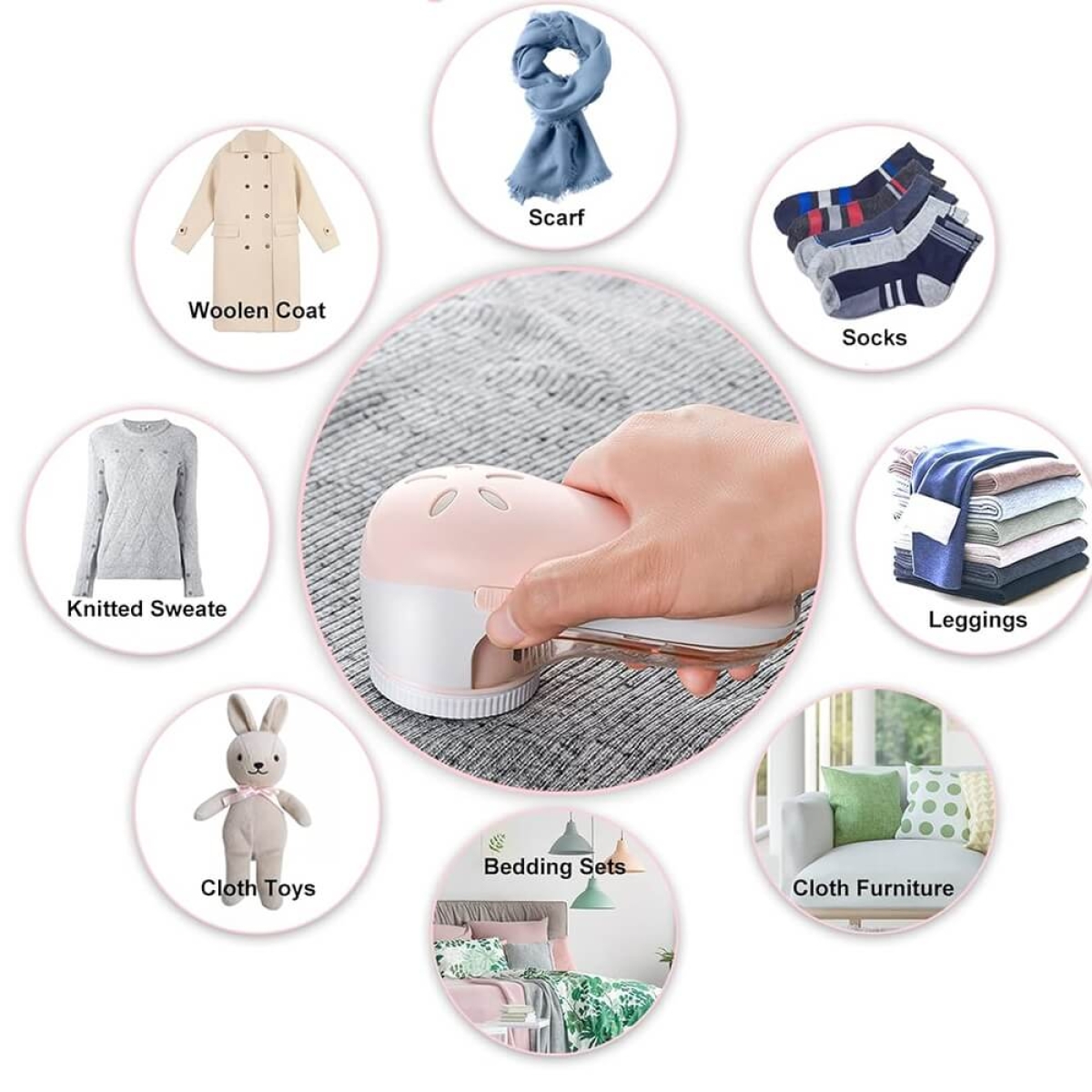 Įkraunamas pūkų rinkiklis, usb