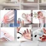 Įkraunamas pūkų rinkiklis, usb