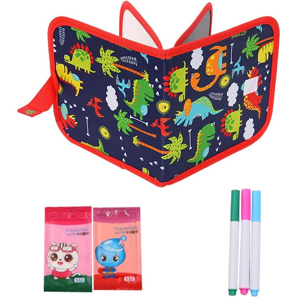 Daugkartinė piešimo knygutė, 6 piešimo lapai Daugkartinė piešimo knygutė, 6 piešimo lapai