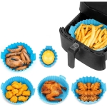 Silikoninės formos karšto oro gruzdintuvėms, 6 vnt.